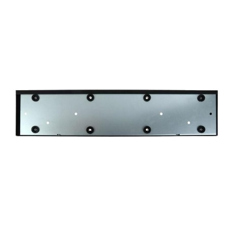 Airline license plate frame, anti -vandal, metal, black-1