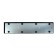 Airline license plate frame, anti -vandal, metal, black