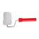 Lom roller, natural fur, 100 mm, handle d = 6 mm, d = 50 mm, pile 12 mm