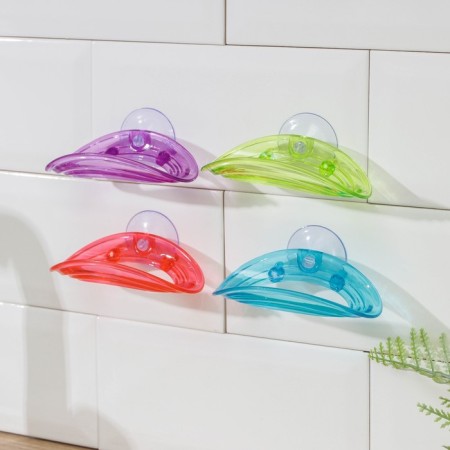 Holder for a sponge on a suction cup, 11 × 7 × 4 cm, color mix-3