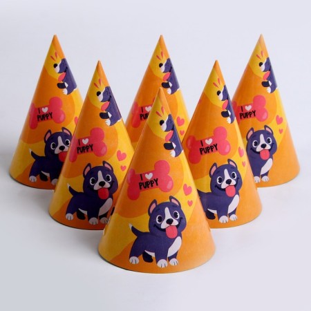 Paper cap “puppy”, in a set 6 pcs-3