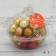 Set of balls plastic D-2.5 cm, 40 pcs "Baby in the ball" red gold