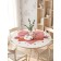 Tables on the table “Love yourself”, round, oxford, elastic band, size 140x140 cm, diameter 105-120 cm