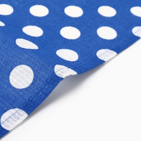 Towel 35x60cm peas 568-5p, blue, waffle, 120g/m, HL100%-3