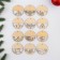 Set for creativity New Year's "semicircles", 12 pcs
