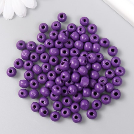 Beads for creativity tree "Violet" D-0.8 cm, set 20 grams-1