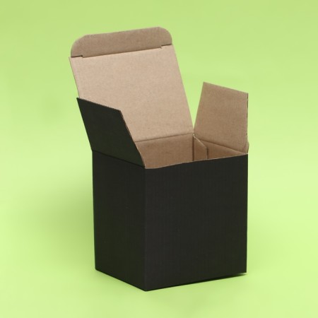 Box under a mug, without a window, black 12 x 9.5 x 12 cm-2