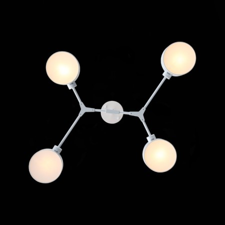 Ceiling EVOLUCE lamp. Sle183502-04. Gemento. 4x60 W, E14, 68x71.5x32 cm, white color-9