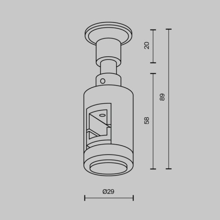 Components for the track system Technical tra155cw-s1-b-4