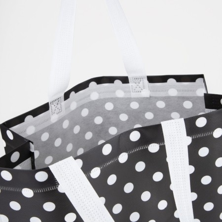Household bag without fastening, black color-2
