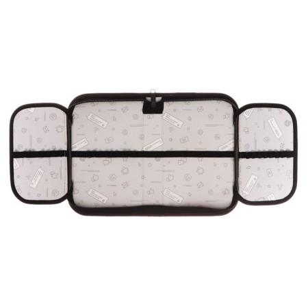 Penal 1 section, 130 x 210 x 40 mm, 2 folding strips, fabric, calligrata top, Content "Anime", mix-9