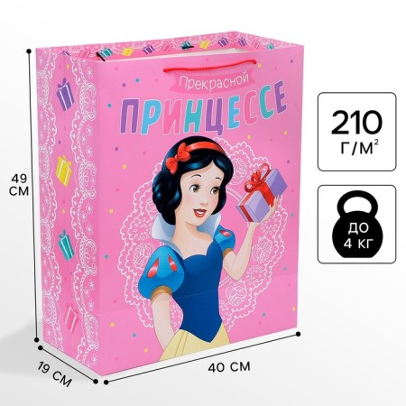 Gift package "Beautiful Princess" 40x49x19 cm, packaging, princesses