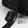 Braid with hooks, 27 mm × 45 ± 1 m, black color