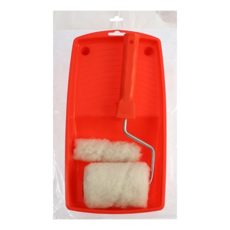 Set male scrap, rollers natural fur, 100 mm, d = 6 mm, d = 48 mm + d = 16 mm, bath 150-6