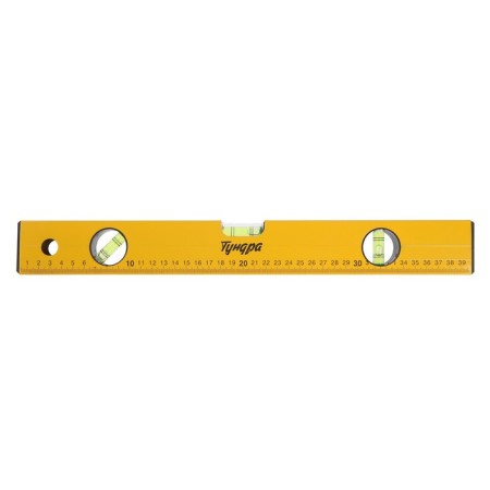 Aluminum tundra level, 3 eye, ruler, 400 mm-1