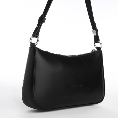 Female bag Textura, small size, black color-1