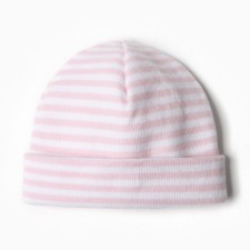 Baby hat, pink color, size 44