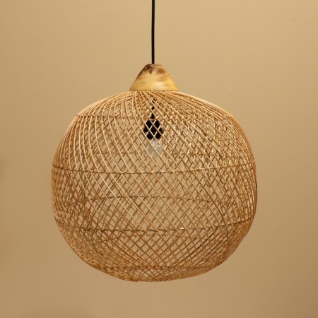 Ceiling Lamp from Rotan "Gyan" 1x120W, E27, 60x60x60 cm-2
