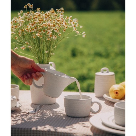 Porcelain mug SL Home "Arena Blanca", 330 ml, white color-8