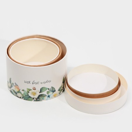 Set of hats 3 in 1, gift packaging, “flower”, 16 x 10, 14 x 9, 13 x 8.5 cm-8