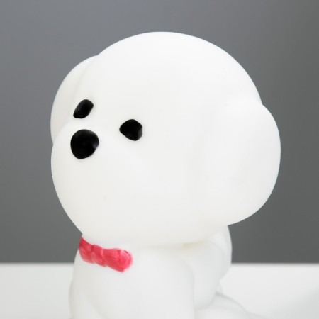 Night "Dog" LED from USB/batteries 4haa white 11.5x11x19 cm Risalux-12