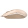 Mouse A4Tech FSTYLER FM26S Beige/Brown optical (2000DPI) Silent USB for a laptop (103385