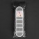 Organizer for needlework, 7 departments, 19 × 5 × 2.9 cm, the color is transparent