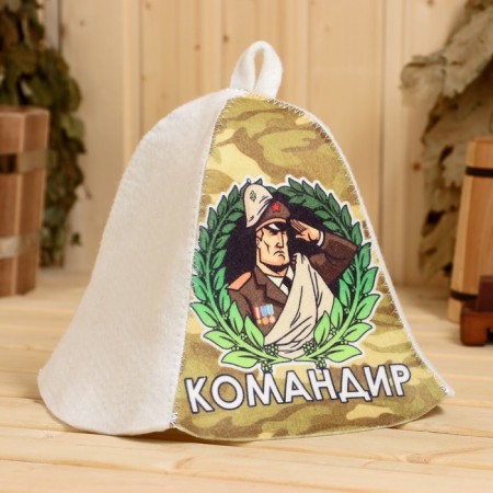 Bath cap "Commander" Print