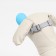 Silicone fixing muzzle, size S (OM 12 cm, Osh 17-30 cm), blue