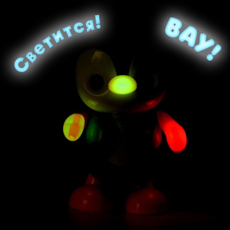 Penguin toy, works on batteries, dances, light and sound effects-3