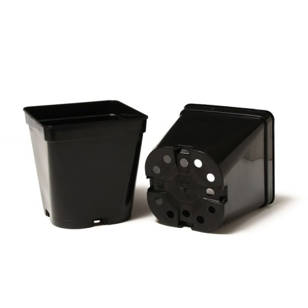Pot for seedlings, 3 l, d = 16 cm, h = 16 cm, black, greengo-4