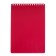 Notepad A5, 50 sheets in the cage on the crest "Dark Red", the cover shaked cardboard