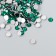 Decor for creativity in the bottle "Rhinestones. Dark green" set 500 pcs d = 0.5 cm 7x2x2 cm