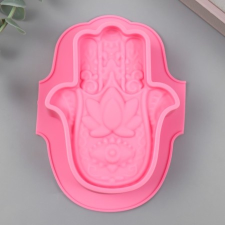 Mold Silicon "Hand of Fatima" 11x8.5x3.5 cm-2