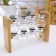 Set for glass spices on the Eco stand, 8 items: 100 ml