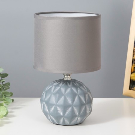 Briana table lamp E14 40W gray 15x15x25 cm Risalux