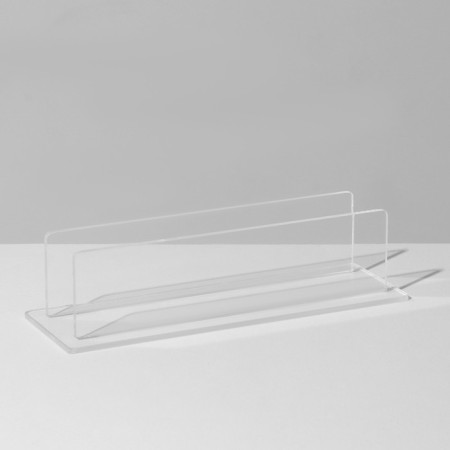 Business platform 12x4x3 cm, 2 mm plexiglass in a protective film-1