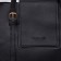 Soper bag with zipper, black color