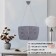Watching clock, interior "retro", silent, 27 x 18 cm, gray