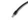 Castle of hinged bicycle Lockland, 8x650 mm, English key with a plastic handle
