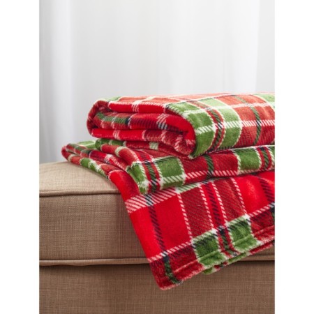 Guten Morgen FirePlace plaid, size 150x200 cm, red color-9