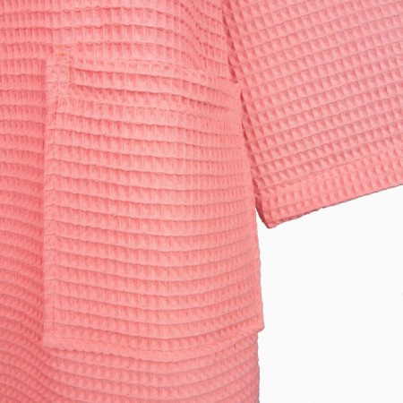 Unisex bathrobe Pamira, size m, coral color-2