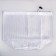 A bag for washing linen shade 30 × 40 cm, large mesh, white color
