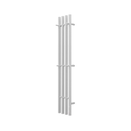 Terminus quatro electric heated towel rail, 1200x218 mm, white matte