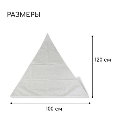Case for plants, cones on ties, 120 × 100 cm, spanbond with a UV stabilizer, density 60 g/m², mix-1