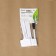 Garden signs for marking, 15 cm, set 10 pcs + marker, plastic, white, Greengo
