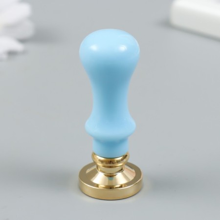 Printing for wax with a plastic handle "cat for a month" 2.5x2.5 cm-2