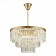 Suspended chandelier ST LUCE. SL1624.203.12. Ercolano. 12x40 W, E14, 60x60x38 cm, Shampan