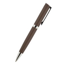 Automatic BrunovisConti Milano, 1.0 mm BrunovisConti Handle, Soft Touch's matte brown case, blue ink