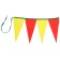 Flag tape, length 5 m, 15x30cm, mix color